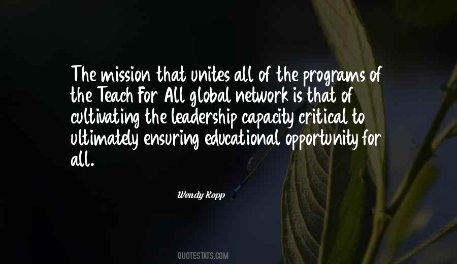 Wendy Kopp Quotes #517986