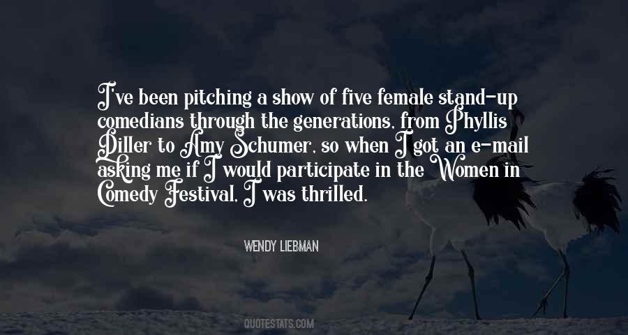 Wendy Liebman Quotes #917455