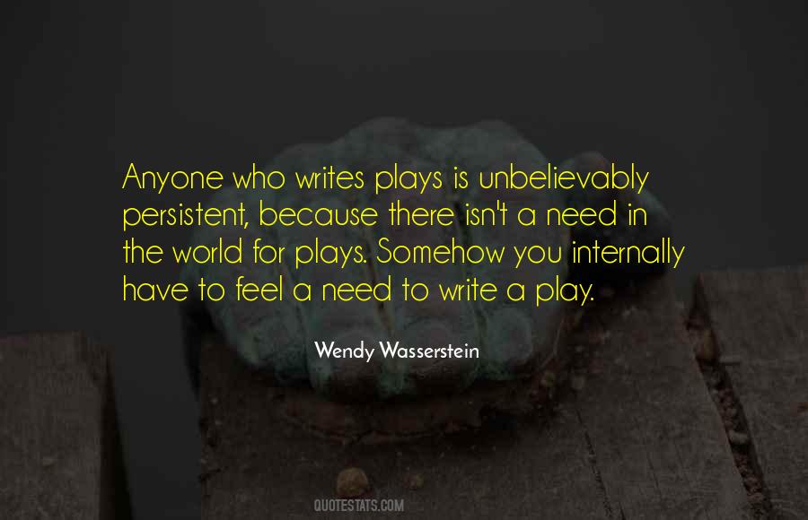 Wendy Wasserstein Quotes #207777