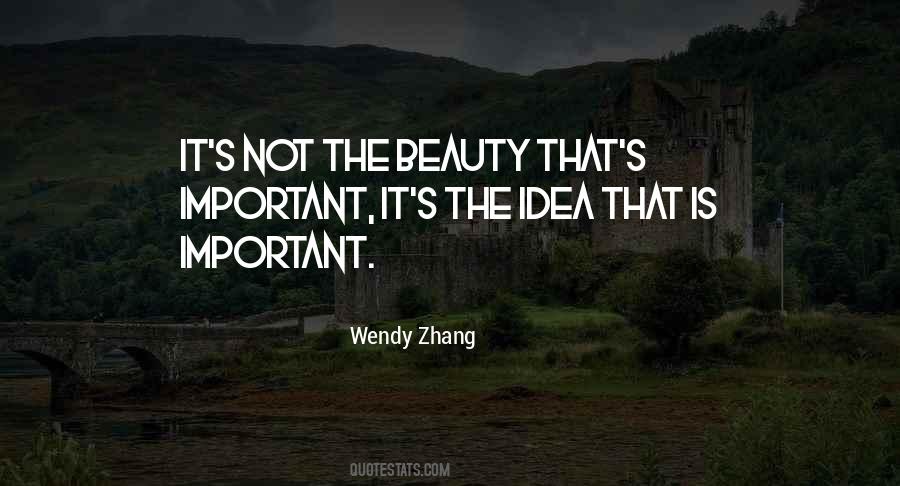 Wendy Zhang Quotes #619771