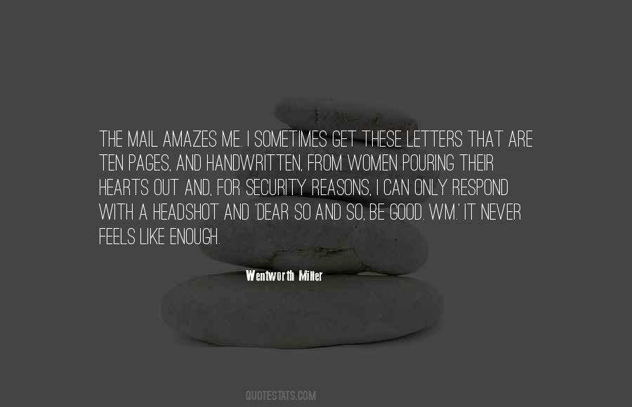 Wentworth Miller Quotes #175826