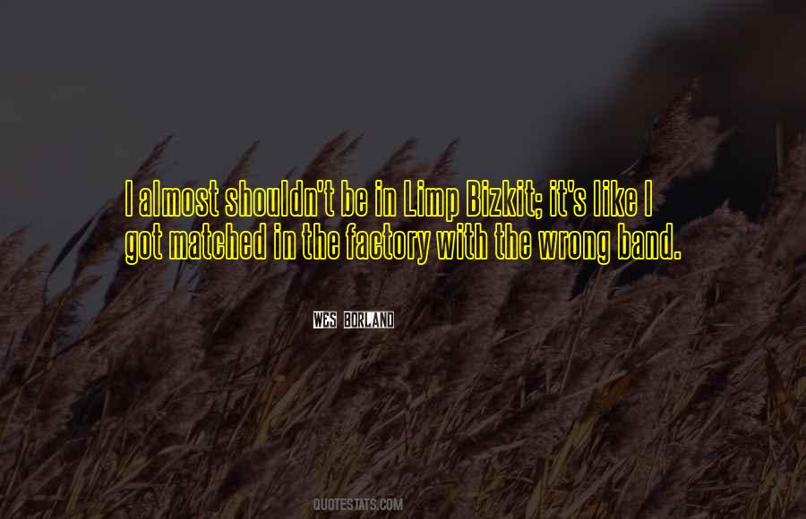 Wes Borland Quotes #1425706