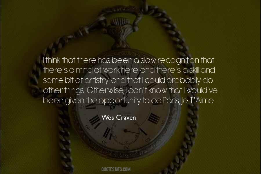 Wes Craven Quotes #1117745