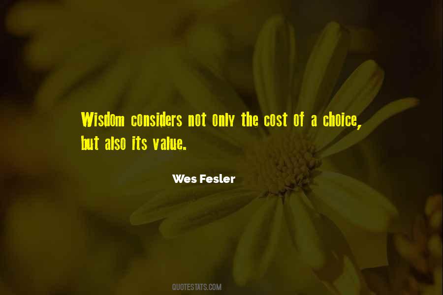 Wes Fesler Quotes #402888