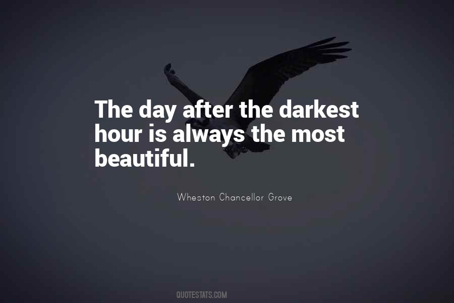 Wheston Chancellor Grove Quotes #1420277