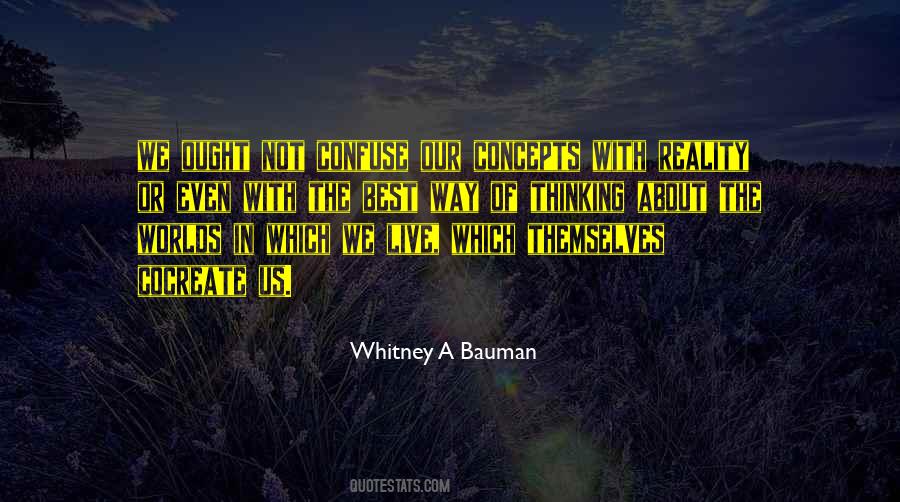 Whitney A Bauman Quotes #757132