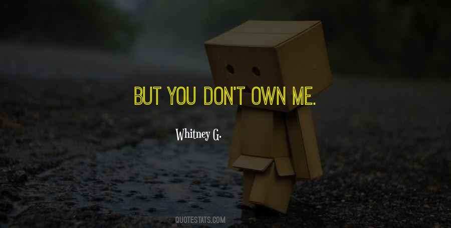 Whitney G. Quotes #1555734