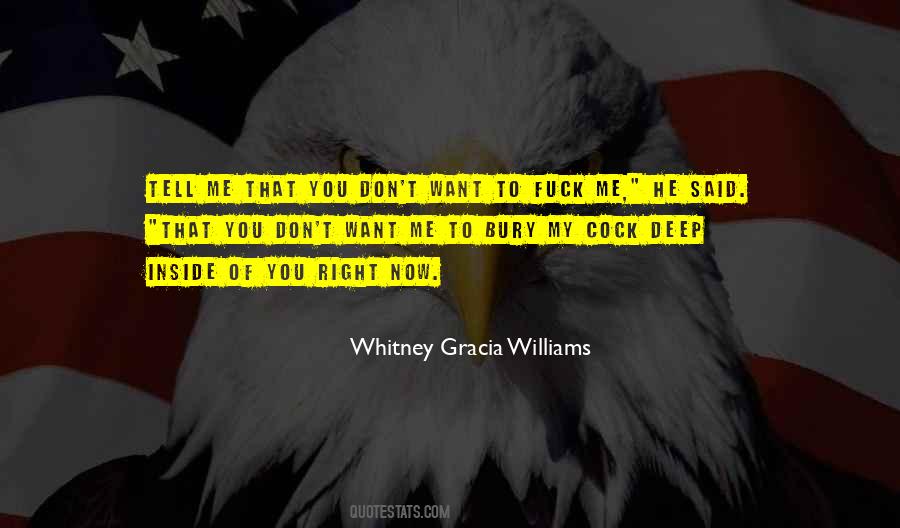 Whitney Gracia Williams Quotes #1503772