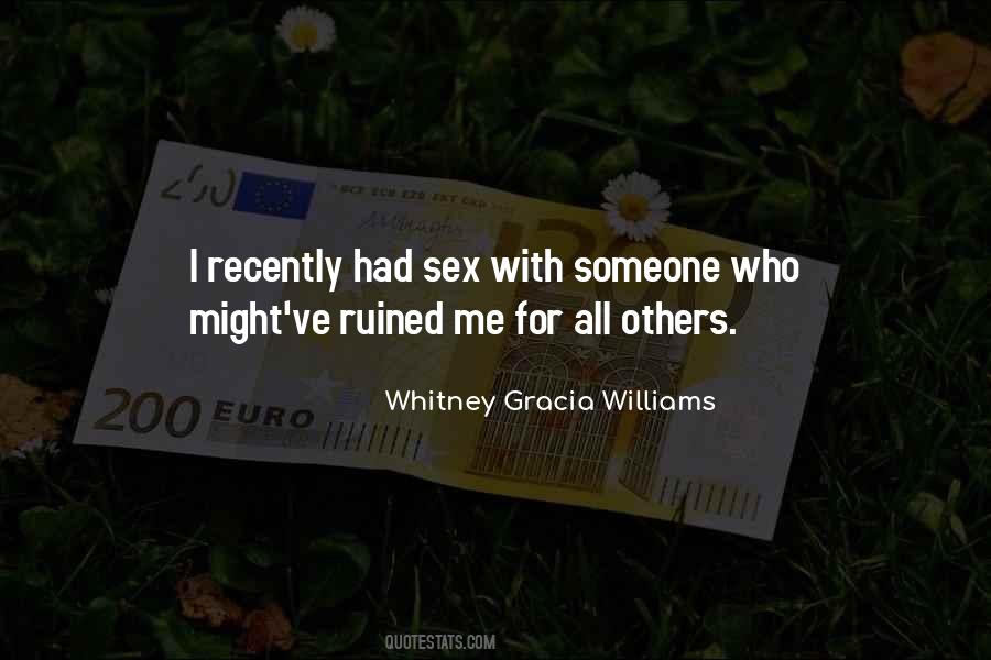 Whitney Gracia Williams Quotes #1580295
