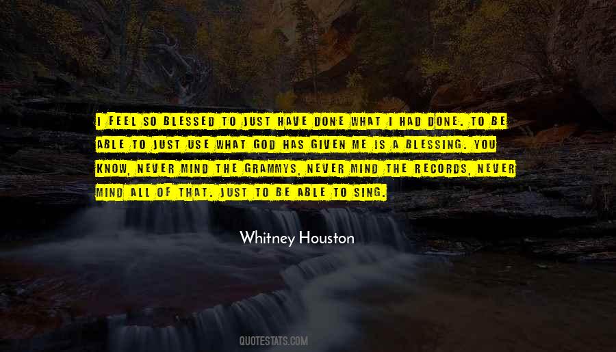 Whitney Houston Quotes #1850775