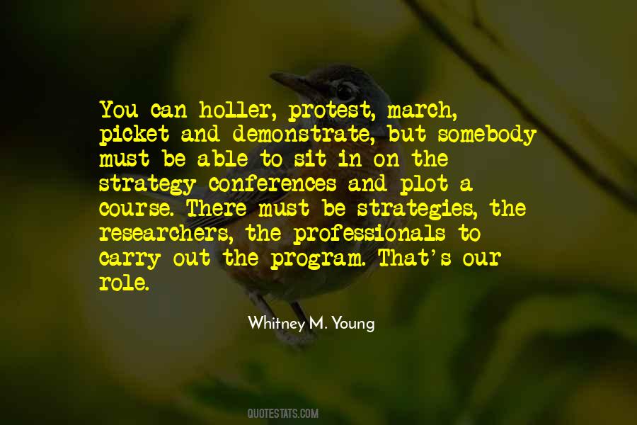 Whitney M. Young Quotes #833133