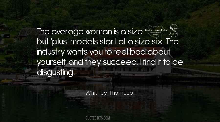 Whitney Thompson Quotes #1700511