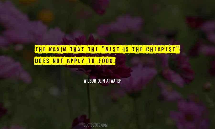 Wilbur Olin Atwater Quotes #973217