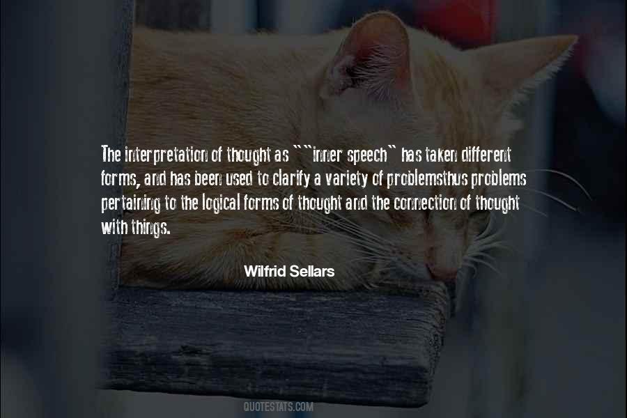 Wilfrid Sellars Quotes #1521626