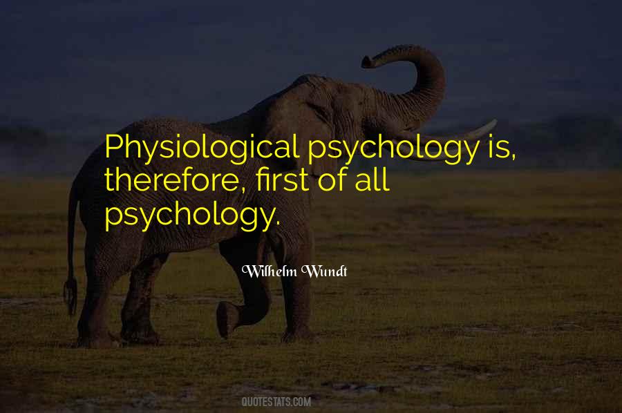 Wilhelm Wundt Quotes #378510