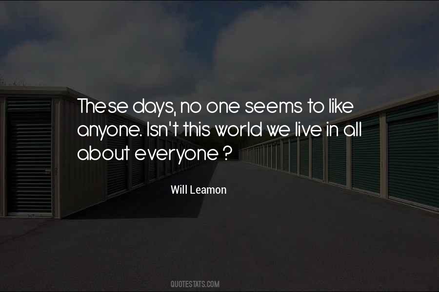 Will Leamon Quotes #576250