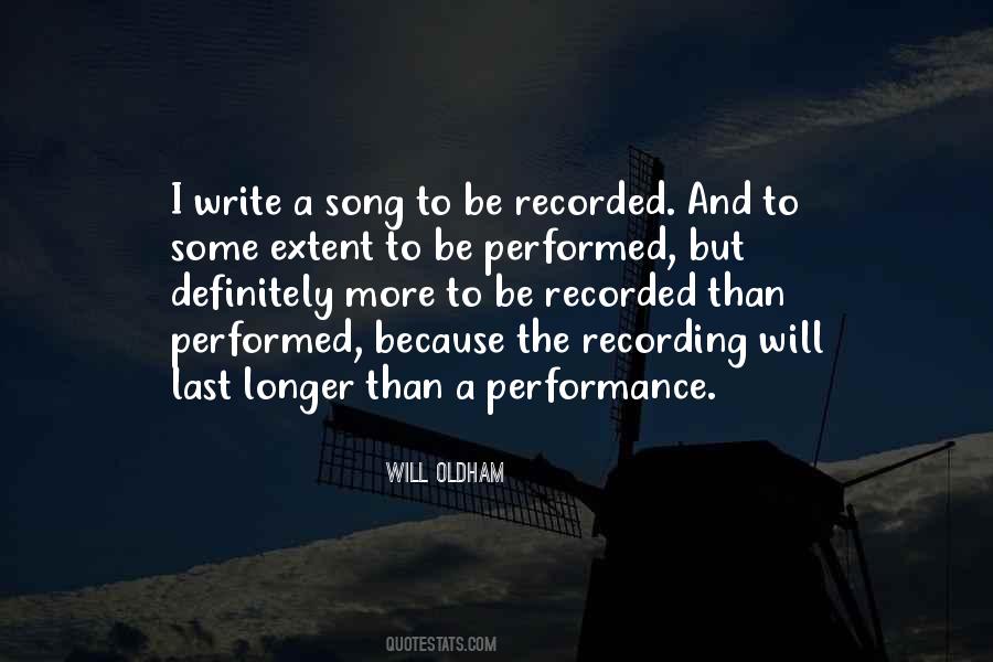 Will Oldham Quotes #461694