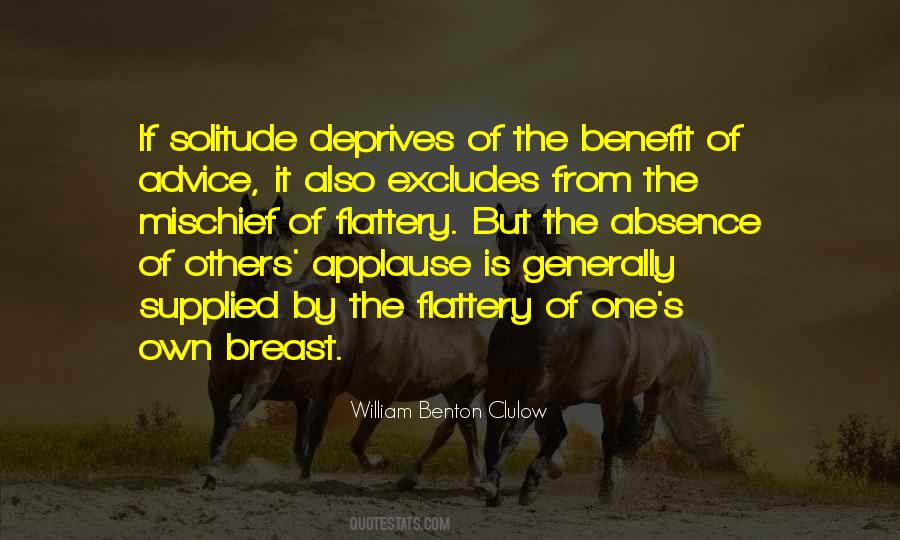 William Benton Clulow Quotes #565094