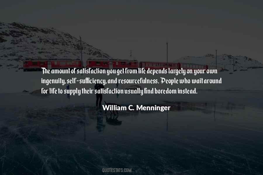 William C. Menninger Quotes #695136