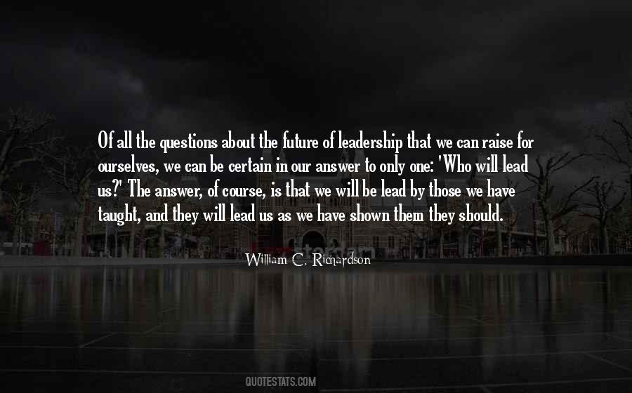 William C. Richardson Quotes #149740