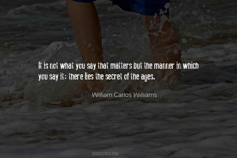 William Carlos Williams Quotes #1819300