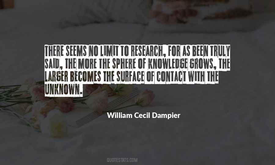 William Cecil Dampier Quotes #1480405