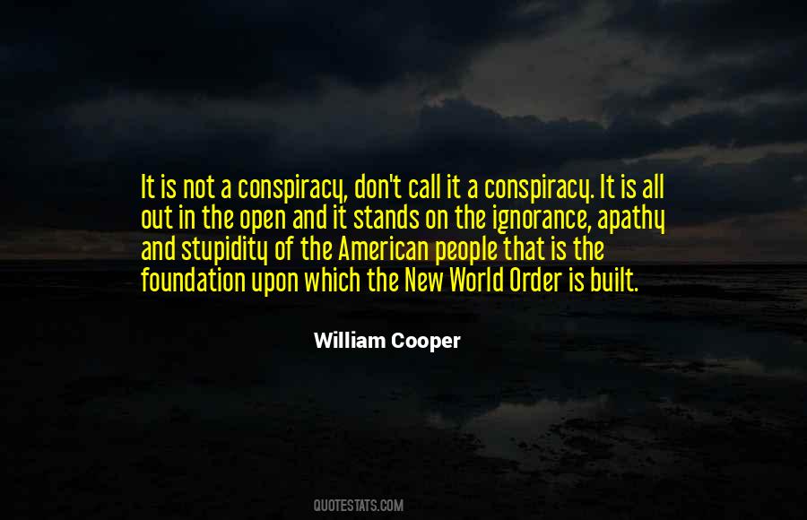 William Cooper Quotes #1774275 William Cooper Quotes #1774275