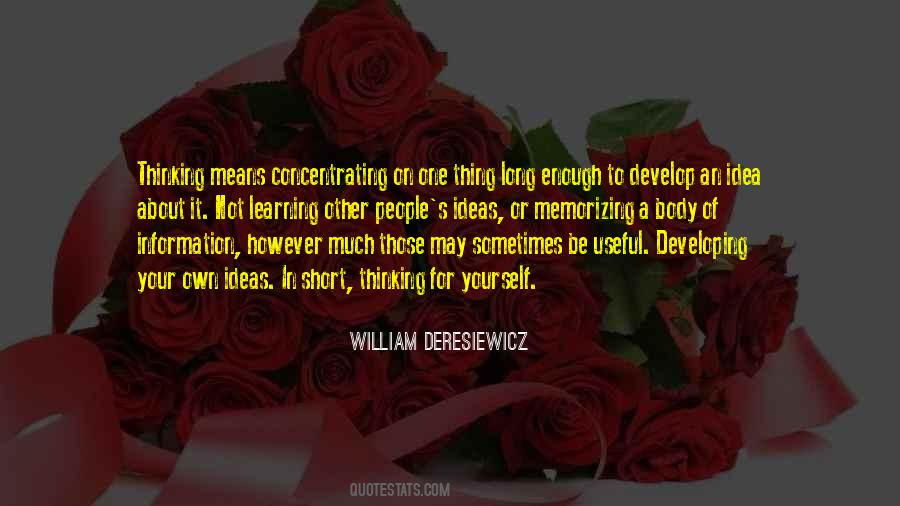 William Deresiewicz Quotes #1212840