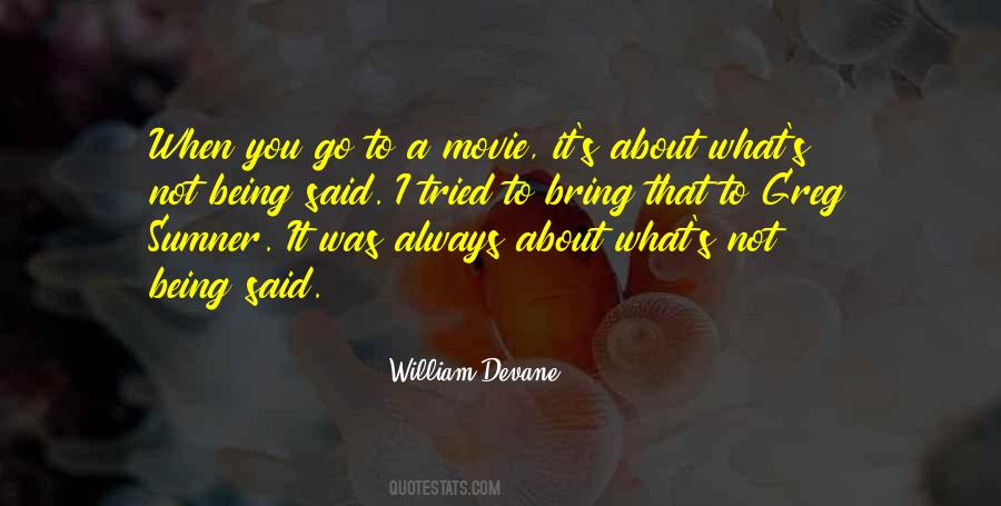 William Devane Quotes #1387081