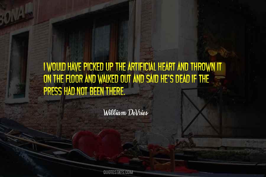 William DeVries Quotes #775292