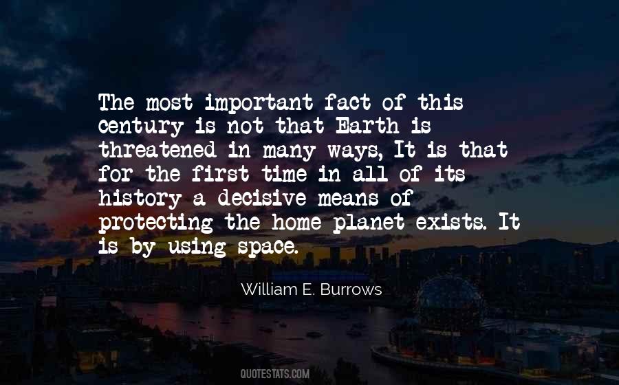 William E. Burrows Quotes #43961