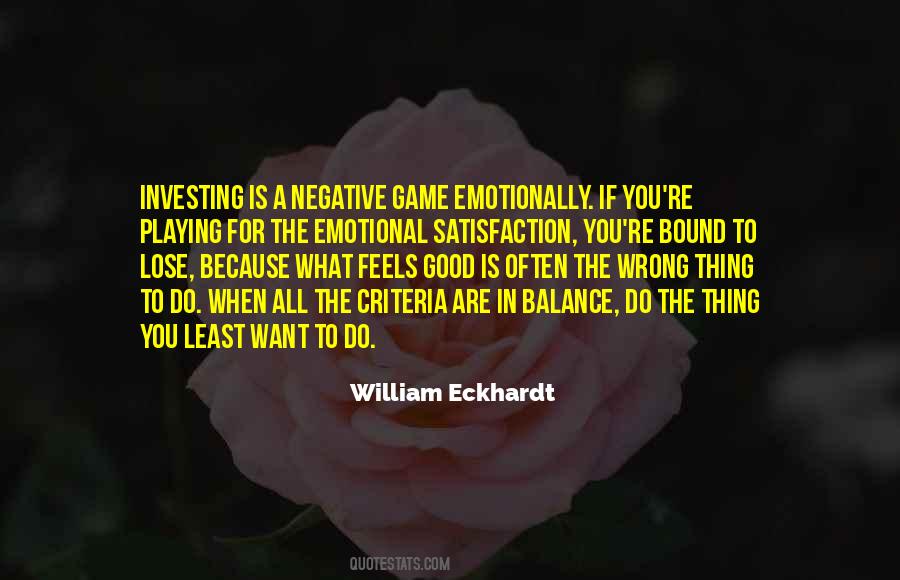 William Eckhardt Quotes #94924