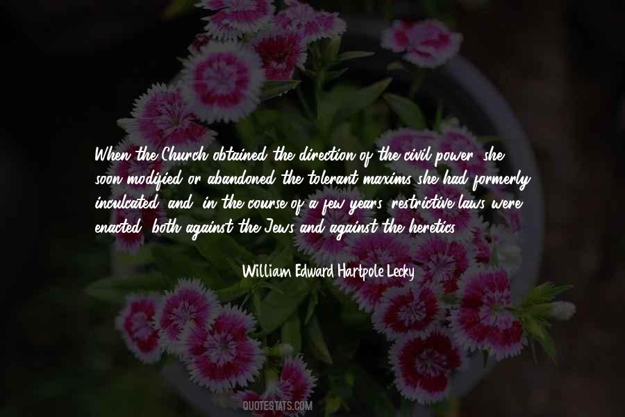 William Edward Hartpole Lecky Quotes #992051