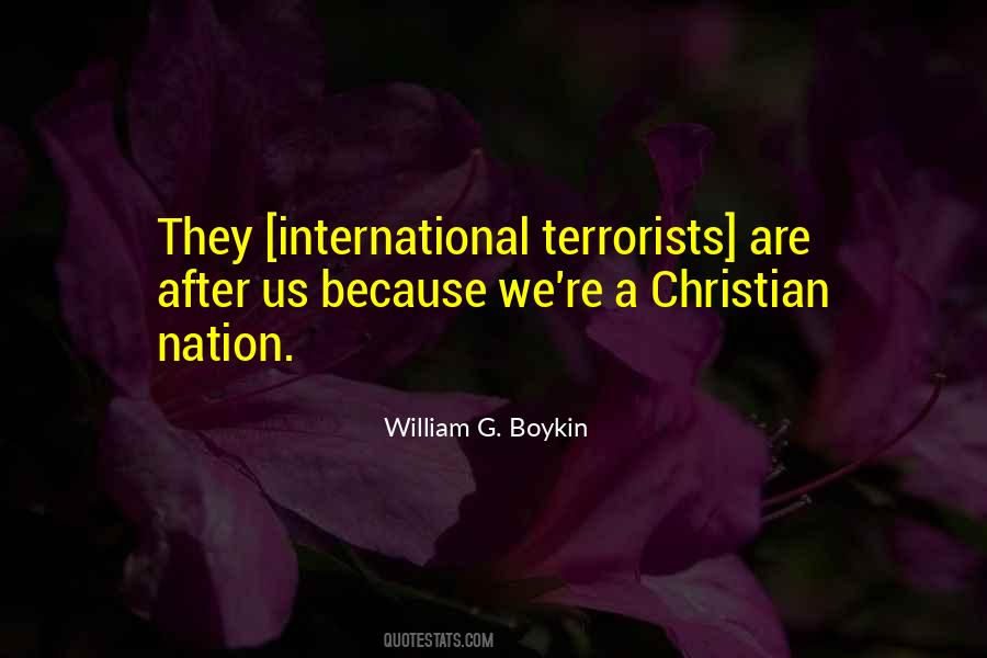 William G. Boykin Quotes #1714689