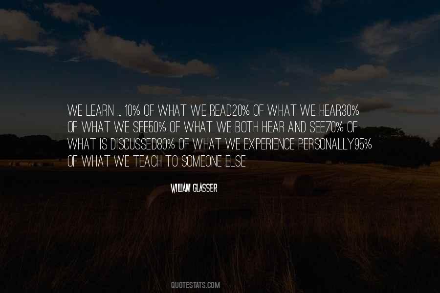 William Glasser Quotes #1505073