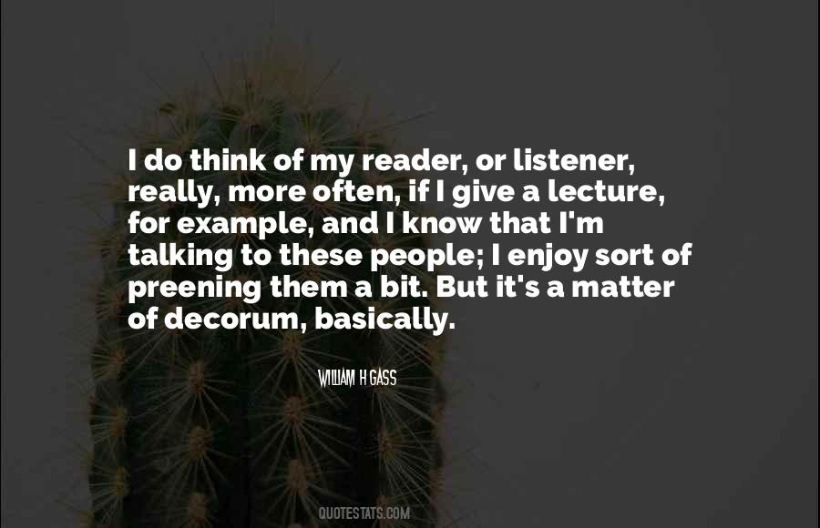 William H Gass Quotes #1704793