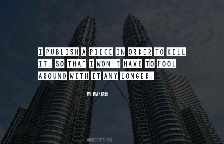 William H Gass Quotes #383177