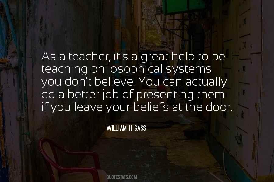 William H Gass Quotes #847691