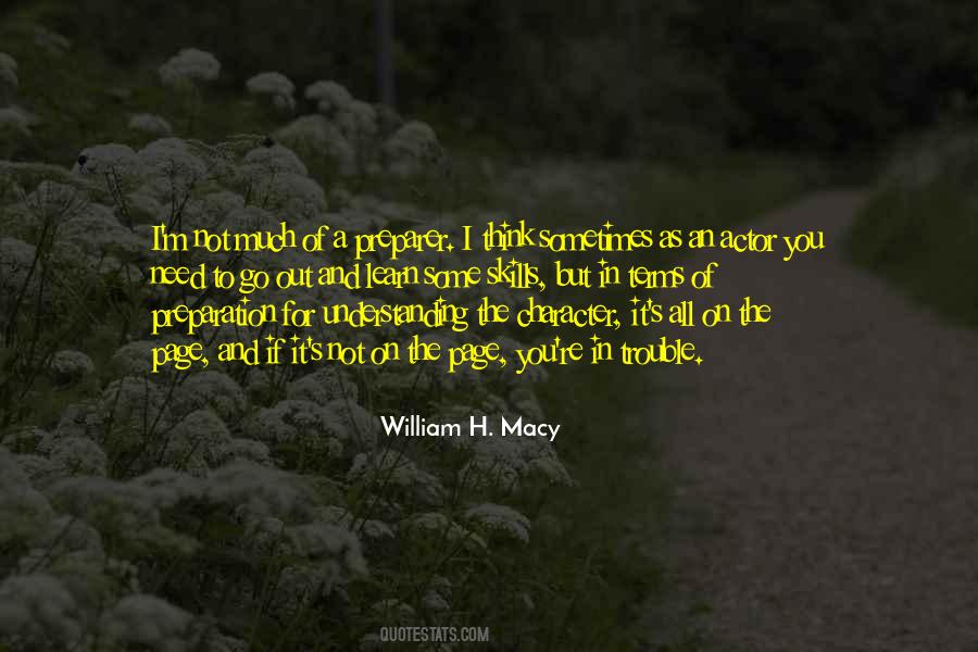 William H. Macy Quotes #65914