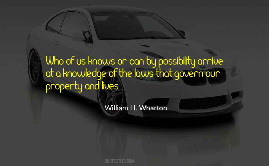 William H. Wharton Quotes #1577672
