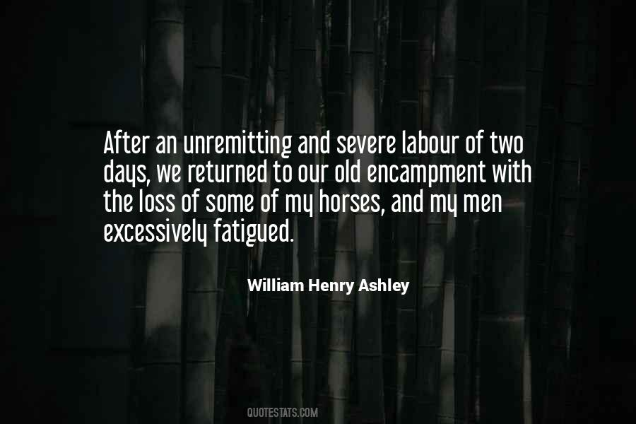 William Henry Ashley Quotes #99624