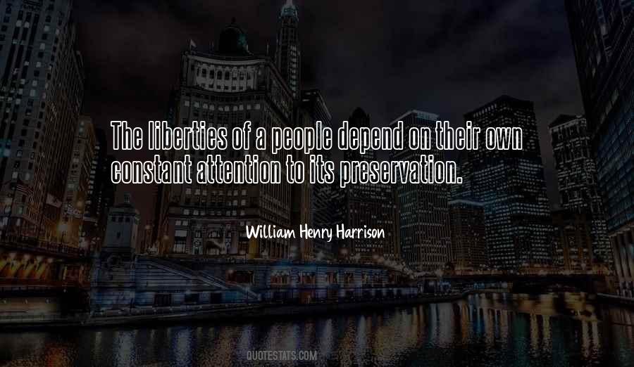 William Henry Harrison Quotes #102037