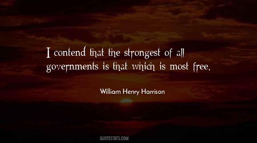 William Henry Harrison Quotes #956485