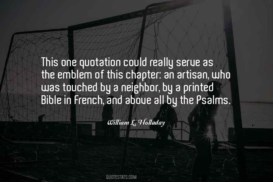 William L. Holladay Quotes #326683