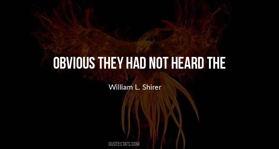 William L. Shirer Quotes #1564208