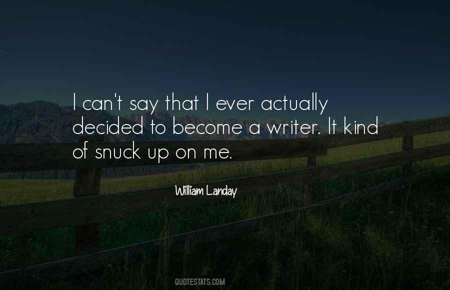 William Landay Quotes #1457368