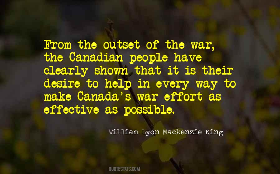 William Lyon Mackenzie King Quotes #925491