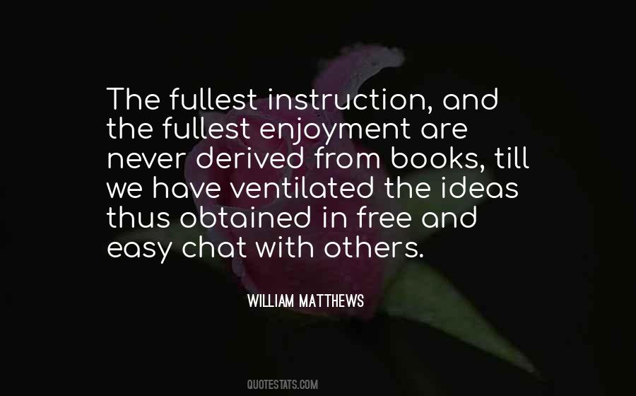 William Matthews Quotes #135907