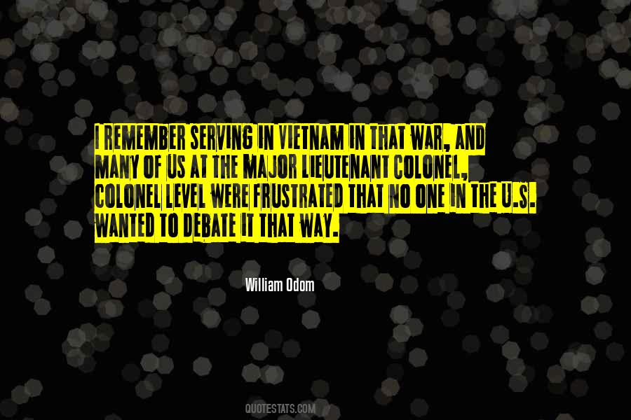 William Odom Quotes #648013