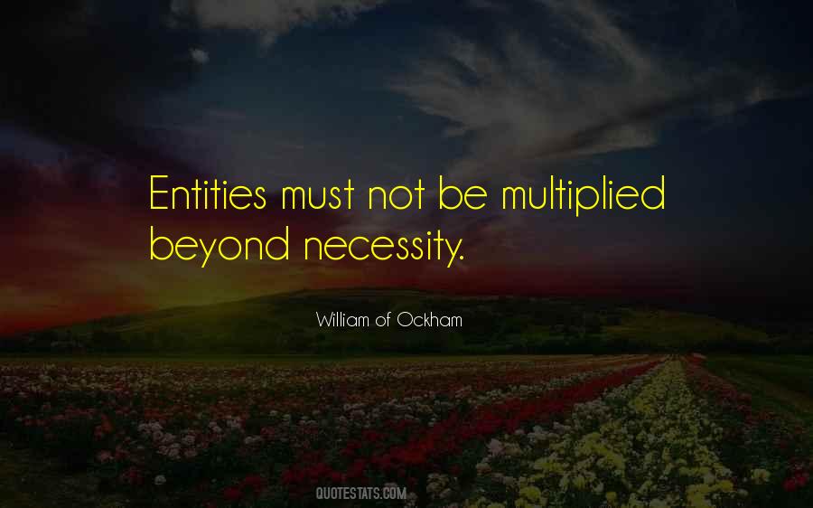 William Of Ockham Quotes #719839